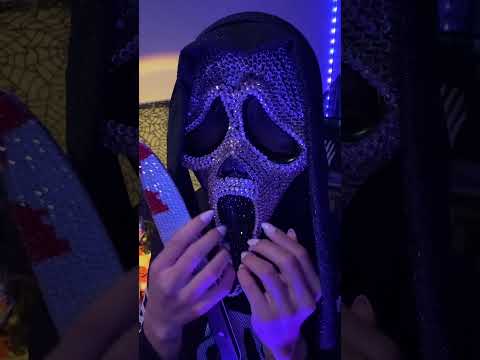 Ghost face ASMR 👻 #asmr #visualtingle #asmrcommunity