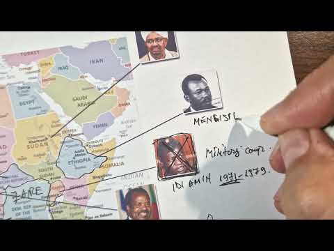 ASMR: All AFRICA's Most Brutal DICTATORS | Stats & Shocking Facts | [ASMR tracing & History]