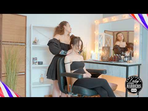 ASMR Shoulders Massage by Barber Lady Elle