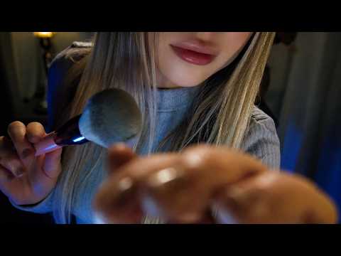ASMR Gentle Brushing & Whispering for Relaxation