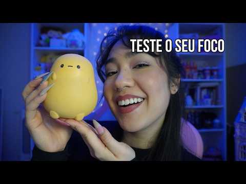 ASMR RÁPIDO | Teste de Foco e Instruções (com Ovo de Páscoa)