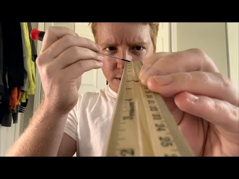 ASMR Eye Exam - Ruler Eye Test