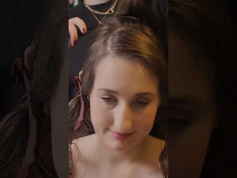 unintentional asmr - hair style on a real person