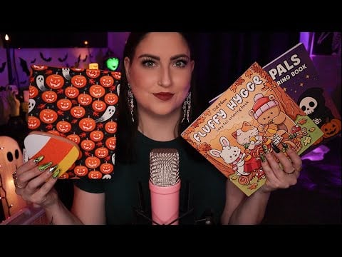 ASMR Collective Haul 👻 Small Business, Halloween Finds, Coloring Supplies, & Beauty