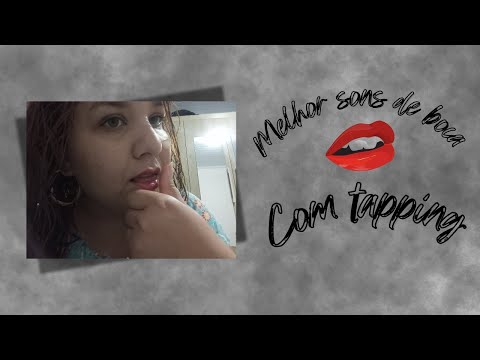 Asmr- sons de BOCA e tapping no SEU ROSTO com unha grande 💅