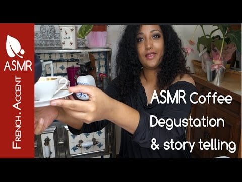ASMR [french accent] coffee *tasting *making *Soft spoken tingles tapping crinkles