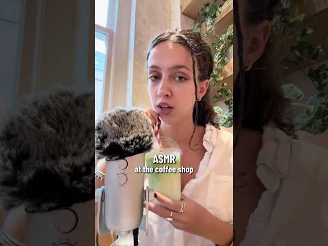 PUBLIC ASMR in a cafe! #asmr #publicasmr