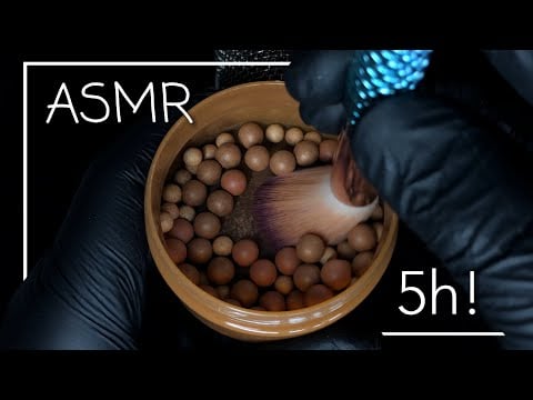 ASMR 5 Hours Bronzing Pearls Brushing! 🫩😴 (No Talking)