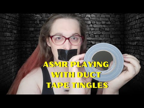 ASMR | Playing with Duct Tape •Covering My Mouth •Covering Mic •Duct ...