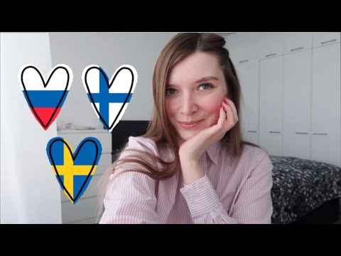 ASMR IN DIFFERENT LANGUAGES 🇷🇺 🇸🇪 🇫🇮  asmr suomi, asmr svenska asmr russian - höpöttelyä
