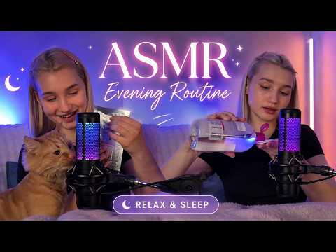 ASMR Evening Skincare Routine: Micellar Water, Creams, Face Mask & Soft Whispers