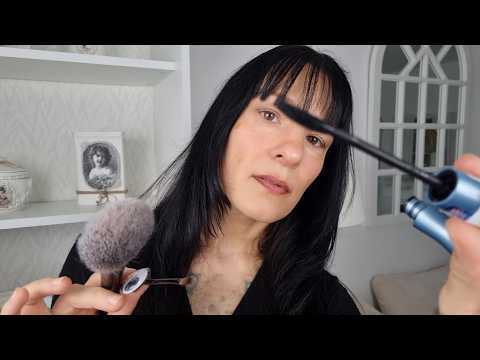 Doing your hair and make up ASMR