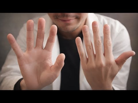 [ASMR]  手のひらの緻密な検査  ロールプレイ