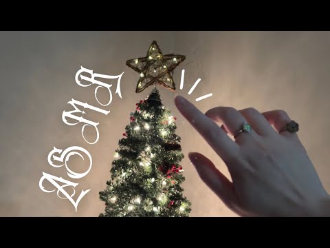 ASMR | Tapping Around My House 🎄 camera tapping, air tracing, etc.