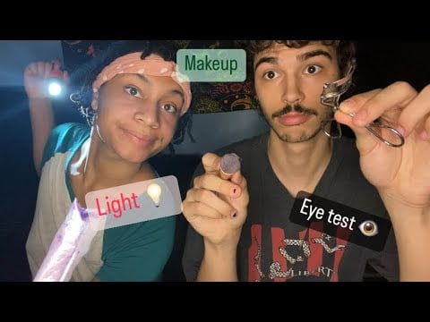 ASMR - Makeup, Eye Test & Tampons (Bridgett)