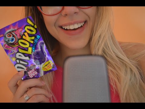 ASMR - Pirulito que estoura na boca (DIPLOKO) /mounth sounds