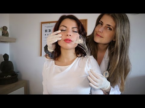 ASMR [Real Person] Medical Exam Head To Toe Assessment for TINGLES & SLEEP (1) Doctor deutsch/german