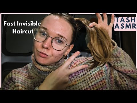 ASMR Fast Invisible Haircut