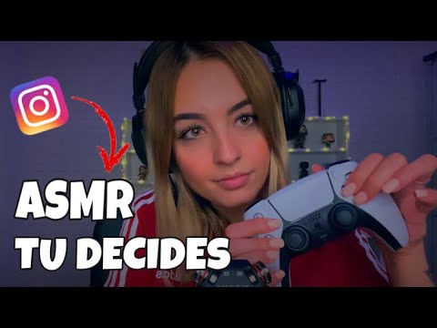 ASMR en ESPAÑOL | Mis seguidores DECIDEN mi ASMR !! 🤩