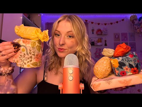 ASMR Unwrapping Beeswax Presents! Surprise Tingles and Beeswax Tapping/Scratching 🐝