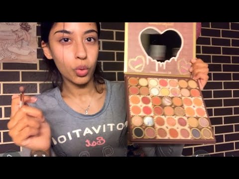 ➤ ASMR friend does your Makeup in School 