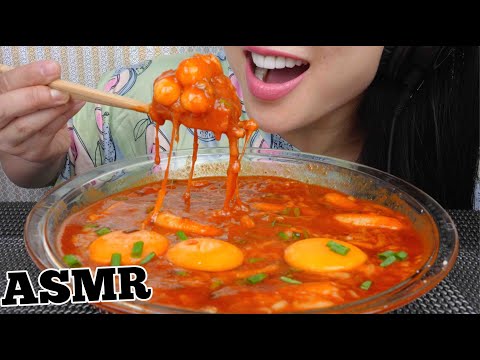 ASMR CHEESY RICE CAKE + RAW EGGS (SOFT CHEWY EATING SOUNDS) NO TALKING | SAS-ASMR