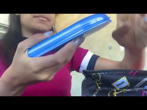 ASMR CASEIRO - O QUE TEM NA MINHA BOLSA I Sons relaxantes, #asmrnails Tapping