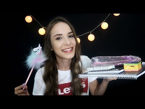 ASMR - MEU MATERIAL ESCOLAR 2020!