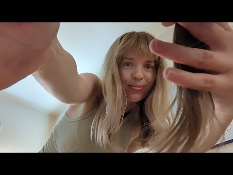 ASMR Scalp Massage with Bare Hands then Hair Play!