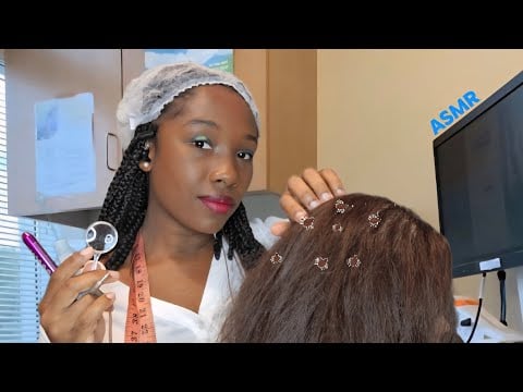 ASMR ROLEPLAY- ENFERMEIRA TIRA PIOLHO DO SEU CABELO NO HOSPITAL DE EMERGÊNCIA (Asmr com voz suave)