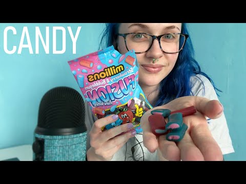 ASMR Eating Millions Strawberry & Bubblegum Fusion Mini Bites