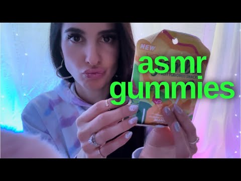 🥭🍍🍊ASMR Eating Jamba Gummies (Whispered, Eating Sounds)🥭🍍🍊#asmr #gummies #mukbang