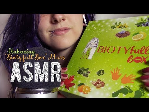 ASMR Français  ~ Unboxing & Show & Tell "BIOTYfull Box" de Mars