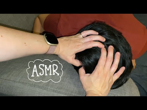 ASMR⚡️Super relaxing scalp massage + hair play! (LOFI)