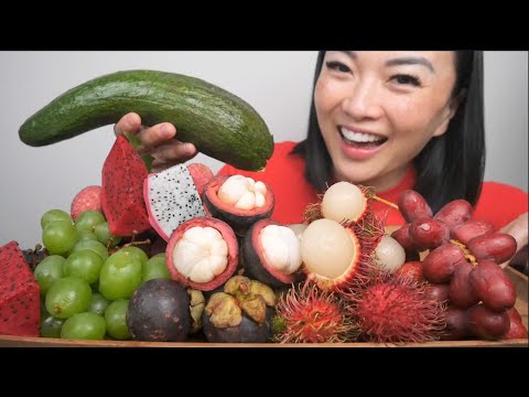 FRUIT PLATTER (ASMR EATING SOUNDS) NO TALKING | SAS-ASMR