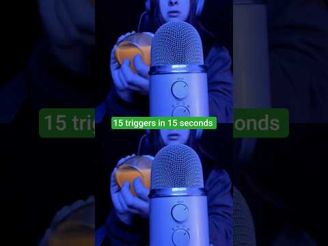 ASMR 15 TRIGGER in 15 SEC #asmr #shorts #shortvideo