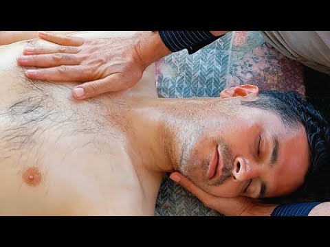 Male ASMR Massage in a Peaceful Farm | Nature & Animal Sounds for Deep Relaxation