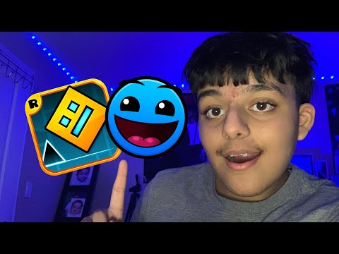 ASMR Playing Geometry Dash