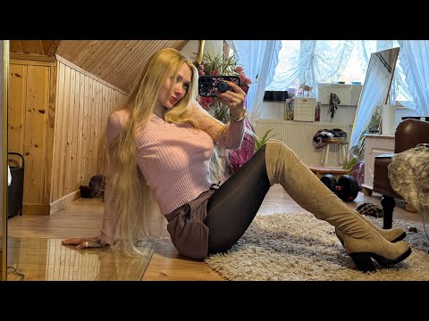 ASMR Girlfriend Roleplay scratching & whispering 