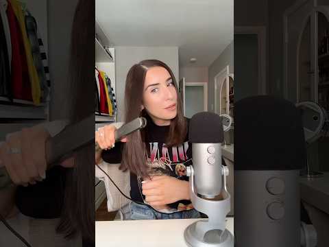 ASMR Doing My Hair & Chit Chat Whispering