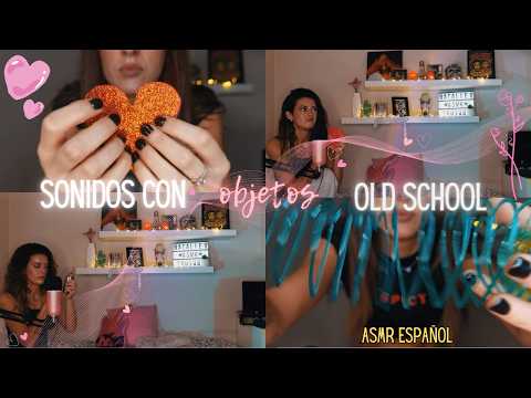 Sonidos relajantes con objetos old school | ASMR Español