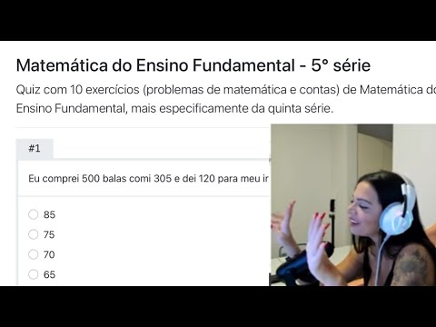 ASMR RESPONDENDO PROVA DA QUINTA SÉRIE