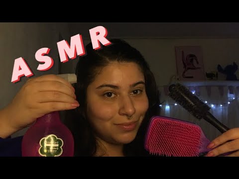 ASMR | SONS DE ESCOVA e SPRAY | MUITOS GATILHOS VISUAIS 👀