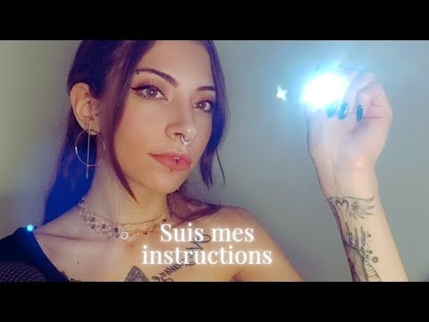 🖤ASMR FRANÇAIS | SUIS MES INSTRUCTIONS | MULTI DECLENCHEURS | (VISUEL, TAPPING, LUMIERE) 🖤
