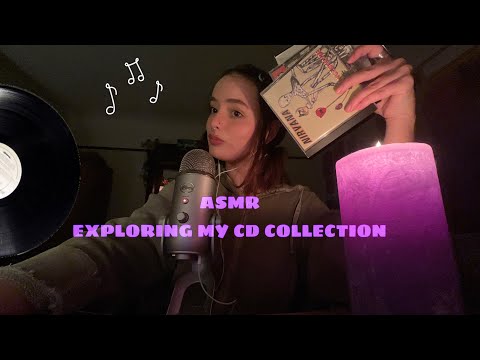 ASMR Exploring My CD Collection💽