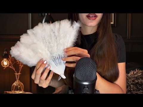 ASMR Personal Attention for Sleep .✦ ݁˖ Slow Whispers, Hair Brushing, Feather Fan & Gentle Triggers