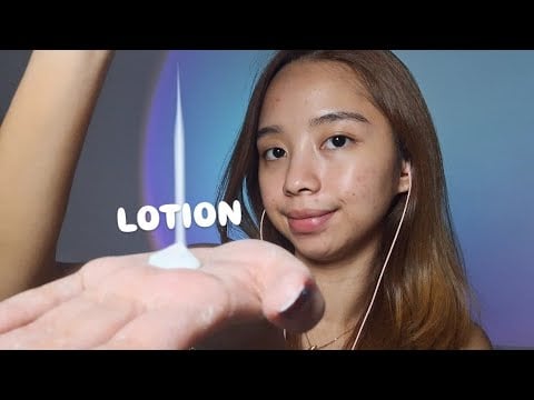 ASMR Lotion Sounds 🤍 Creamy, Sticky Sounds
