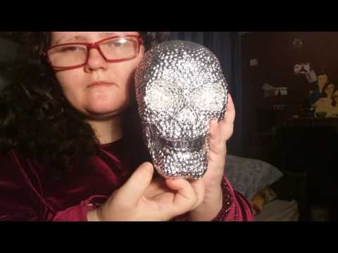 ASMR 💀LET ME TAP ~ SCRATCH ~ BRUSH YOUR SKULL 💀 FOR TINGLY TINGLES