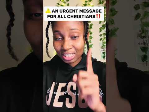 ⚠️ AN URGENT MESSAGE FOR CHRISTIANS‼️