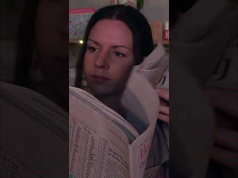 ASMR Newspaper Sounds #asmr #asmrtingles #asmrsounds #asmrcrinkles #asmrpageturning